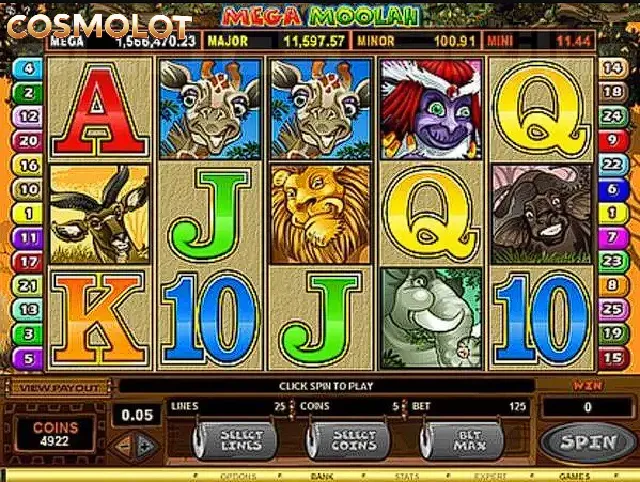 mega moolah slot